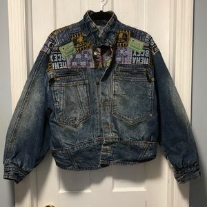 NO! jeans vintages denim jacket sz M